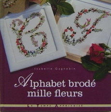 Alphabet brode mille fleurs