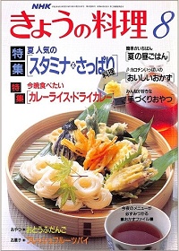 NHK きょうの料理　1993年8月　夏 人気のスタミナ＆さっぱり料理 / 今晩食べたい カレーライス・ドライカレー / 簡単がいちばん 夏の昼ごはん / β-カロチンいっぱいのおいしいおかず、他