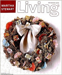 MARTHA STEWART Living Number109 truffles101 / victorian paper crafts / pomegranates / hanukkah / decorating with silver etc…