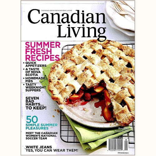 Canadian Living VOLUME 36, NO.8　SUMMER FRESH RECIPES