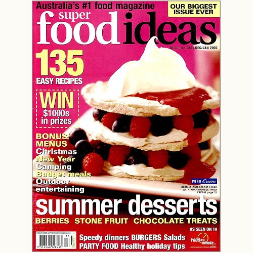 super food ideas 22　summer desserts